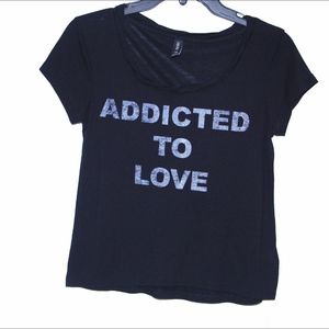 Addicted to love graphic tee